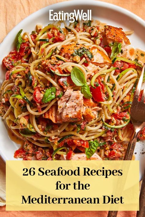 Mediterranean Diet Crab Recipes, Mediterranean Diet Seafood, Medeteranian Fish Recipes, Pescatarian Mediterranean Recipes, Mediterranean Diet Recipes With Shrimp, Mediterranean Diet Cod Fish Recipes, Mediterranean Diet Recipes Dinners Salmon, Mediterranean Diet Seafood Recipes, Mediterranean Diet Recipes Dinners Fish