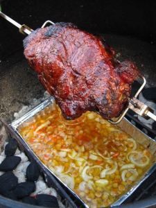 Rotisserie Recipes Grill, Rotisserie Ideas, Rotisserie Beef, Homemade Food Recipes, Confuse Me, Beef Rib Roast, Bbq Rotisserie, Beef Rib, Duck Recipe