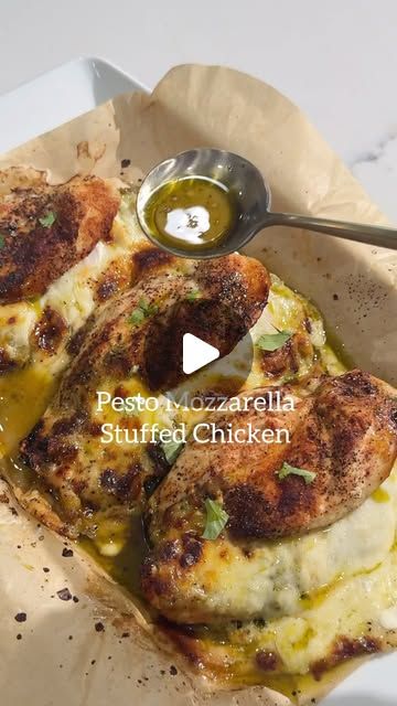 Dayami Emory on Instagram: "PESTO MOZZARELLA STUFFED CHICKEN:

This Pesto Mozzarella Stuffed Chicken is absolutely delicious. It is the perfect weeknight meal because you only need 3 ingredients and some spices and it only takes 20 minutes in the air fryer or in the oven. This pairs perfectly with a side salad and some veggies and I cant wait for you to try it!

Tag me if you make this Pesto Mozzarella Stuffed Chicken and follow @dayamifrommiami for more easy real ingredient recipes!

Ingredients:
3 Large Chicken Breasts @farmerfocus 
3 Tbsp Pesto @glaserorganic 
6 Small Slices of Fresh Mozzarella (or shredded) @belgioiosocheese 
1/2 Lemon @sunkistcitrus 
Spices: Salt, pepper, Paprika

Directions:
1. Butterfly your chicken breasts, add a tablespoon of pesto to each breast and yoru mozzarel Cook In Air Fryer, Mozzarella Stuffed Chicken, Mediterranean Recipes Healthy, Pesto Mozzarella, Prep Meals, Mozzarella Chicken, Low Carb Side Dishes, Dinner Entrees, Stuffed Chicken