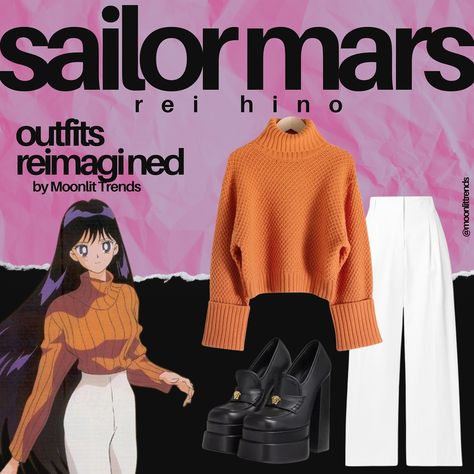 Outfits Reimagined | Sailor Mars aka Rei Hino (my favorite sailor guardian) ✨ Which outfit is your fave? ✨ #outfits #outfitsinspo #sailormoon #sailormars #rei #reihino #reihinosailormars #cristinavee #styleinspo #stylish #style #stylist #styleblogger #fashion #fashionstyle #fashionblogger Sailor Mars Outfit, Cristina Vee, Sailor Neptune, Sailor Mars, Beauty Inspiration, Sailor Moon, Fashion Blogger, Fashion Inspo, Cute Outfits