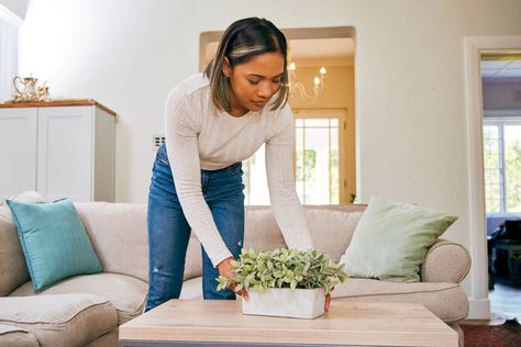 How Rearranging One Piece of Furniture Can Refresh Your Entire Space - Better Report Joy Decor, Smelly Clothes, Hot Dog Toppings, Large Bookshelves, Home Refresh, Rearranging Furniture, Dust Bunnies, Wrinkled Clothes, Wash Day