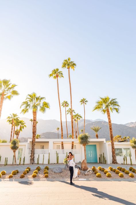 Jackie   Hank | Palm Springs Elopement Palm Springs California Aesthetic, Palm Springs Elopement, Palm Springs Wedding Photography, Fun Elopement, Spring Wedding Photos, Palm Springs California, Palm Springs Wedding, Pregnant Couple, Winter Wonderland Wedding