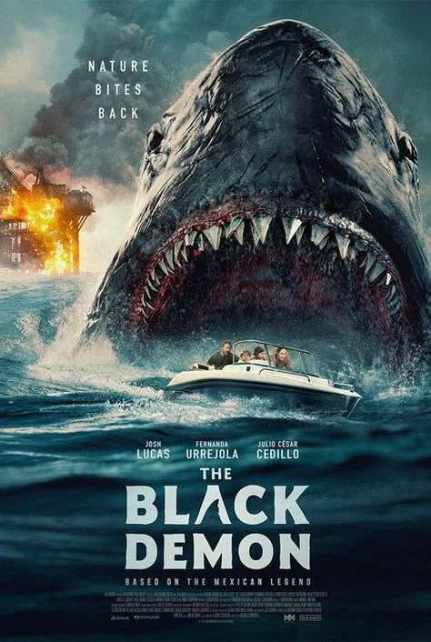 Black Demon, Josh Lucas, Megalodon Shark, Thriller Movie, Sci Fi Movies, Romance Movies, Comedy Movies, Film Serie, Action Movies