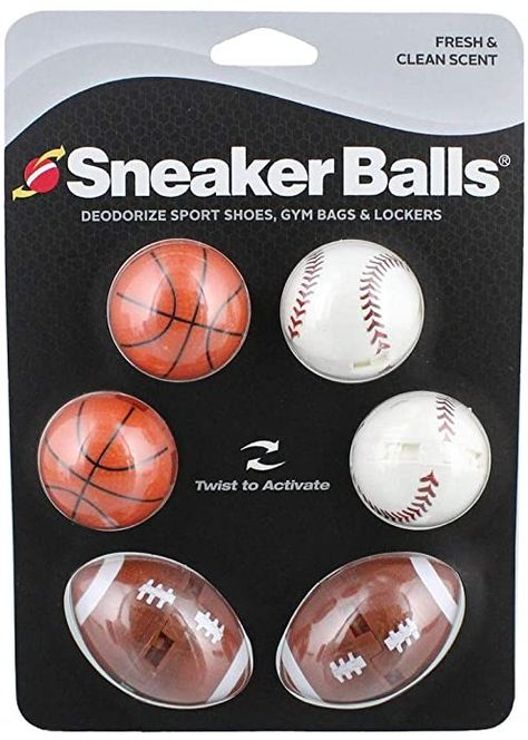 Amazon.com: Sof Sole Sneaker Balls Shoe, Gym Bag, and Locker Deodorizer, 3 Pair, Sports: Health & Personal Care Sneaker Balls, Deodorize Shoes, Stocking Stuffers For Teens, Dog Stocking, Unique Stocking Stuffers, Stocking Stuffers For Men, Decorative Soaps, Clean Scents, Sole Sneakers