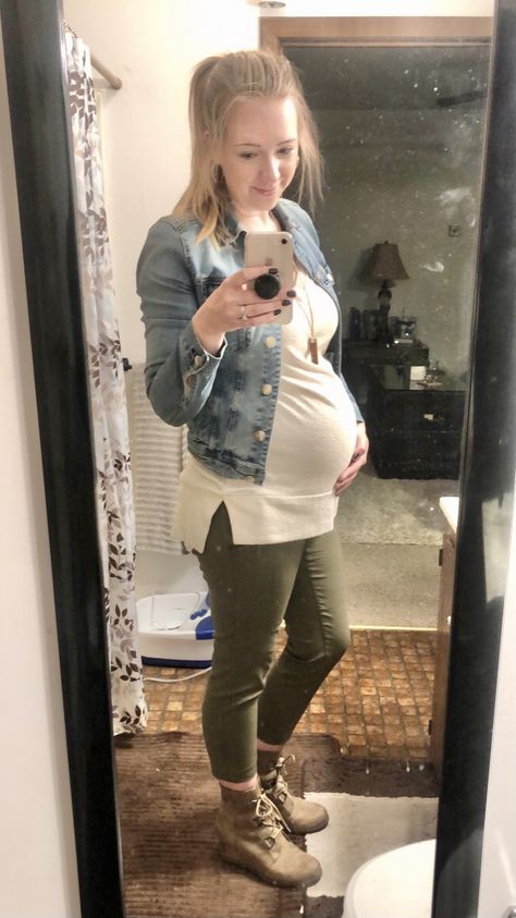 Teacher Maternity Outfits, Tall Pregnant Women, Pregnant Teacher, Pregnant Woman With Husband, Brunette Pregnant Woman, Giant Pregnant Belly, Maternity Outfits, Pregnant Woman, Pregnant Belly