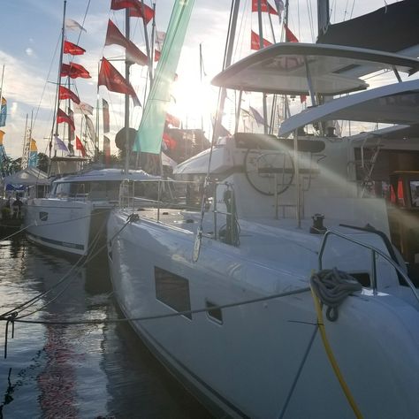 Lagoon 42 at the Annapolis boat show 2017. Lagoon 380, 42, 450, 52.  Caroline.Laviolette@catamarans.com Catamaran For Sale, Catamaran, Opera House, Sydney Opera House, Building, Travel