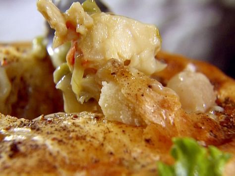 Lobster Pot Pie recipe from Ina Garten via Food Network Lobster Pot Pie Recipe, Lobster Pot Pie, Lobster Pot Pies, Pot Pie Recipe, Ina Garten Recipes, Lobster Recipes, Pot Pies Recipes, Pot Pie, Seafood Dishes