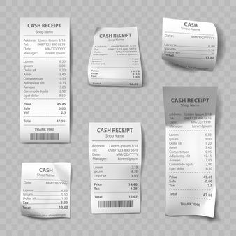 Premium Vector | Receipt template with flat design Money Paper, Receipt Paper, Receipt Template, Graphic Design Photography, Vector Illustrations, Vector Photo, Free Vector Images, Design Photography, Art Work