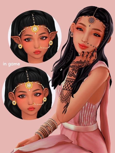 Sims 4 Carribean Cc, Sims 4 Content, Sims 4 Piercings, The Sims 4 Pc, Indian Shoes, Pelo Sims, Tumblr Sims 4, Play Sims, Wedding Stories