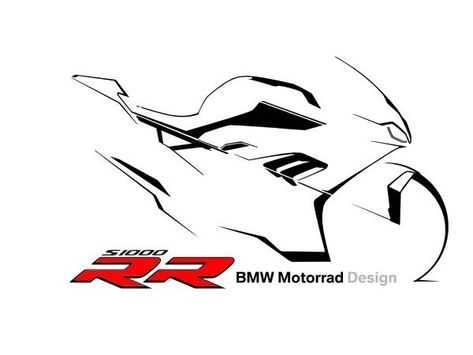 BMW S 1000 RR Design study (11/2018) Motorbike Drawing, Bmw Motorcycle S1000rr, Motorcycle Sketch, Rr Logo, Drawing Technology, Tactical Swords, Big Bike, Motorcycle Brands, Motos Bmw