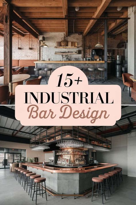 15 Industrial Bar Design Inspirations To Transform Your Space

Explore amazing industrial bar designs that will uplift your home or business. From rustic wood accents to sleek metal finishes these ideas will inspire your next project. Think about cozy seating unique lighting and creative decor to make your space vibrant and inviting. Perfect for entertaining friends or relaxing! https://fabricerie.com/industrial-bar-design Industrial Restaurant Furniture, Industrial Bar Ideas For Home, Rustic Bar Wall Ideas, Unique Bar Counter Design, Rustic Bar Ideas Restaurant, Central Bar Design, Commercial Bar Ideas, Bar Accent Wall Ideas, Industrial Restaurant Design Rustic