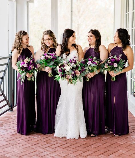 Emerald Green And Purple Bridesmaid Dresses, Midnight Purple Bridesmaid Dresses, Royal Purple Bridesmaid Dresses Long, Fall Purple Bridesmaid Dresses, Dark Purple Bridesmaid Dress, Bridesmaid Dresses Dark Purple, Plum Purple Bridesmaid Dresses, Royal Purple Bridesmaid Dresses, Dark Purple Wedding Dress Bridesmaids