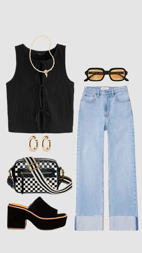 #outfitinspo #beauty #boho #ootd #fitinspo #summer #spring Boho Ootd, Timeless Fashion Pieces, Top Jeans, Steal The Spotlight, Style Photo, Summer Fashion Outfits, Inspiration Mode, Looks Style, Mode Inspiration