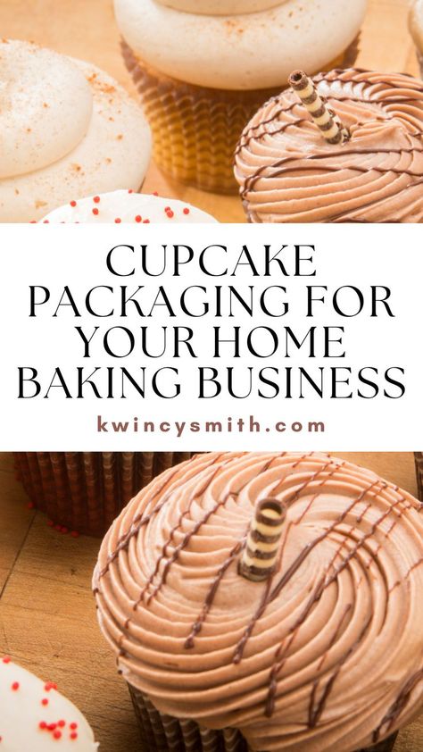 Home Cupcake Business, How To Price Cupcakes, How To Package Cupcakes, Mini Cupcake Packaging Ideas, Selling Cupcakes From Home, Single Cupcake Packaging, Individual Cupcakes Packaging Ideas, Bakery Items That Sell, Packaging Ideas For Baked Goods