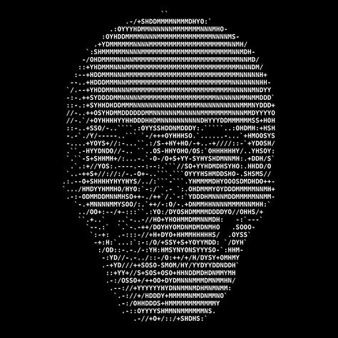 Binary Code Art, Cyberpunk 90s, Ascii Code, Coding Art, Programming Art, Cyberpunk Skull, Black Hack, Hacker Art, Creepy Font