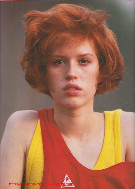 Brat Pack, The Breakfast Club, The Breakfast, The 80's, The 80s, Redheads, Red Hair, Pretty In Pink, Hair Inspo