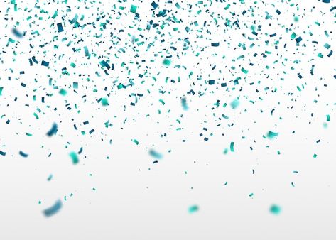 Confetti Falling, Blue Confetti, Confetti Background, Graphic Design Photoshop, Background Abstract, Baby Party, Abstract Background, Abstract Backgrounds, Premium Vector