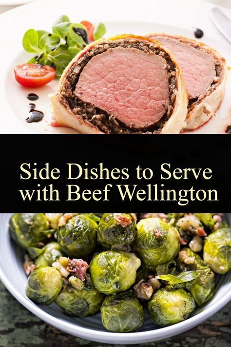 Beef Wellington was created in celebration of the Duke of Wellington winning the Battle of Waterloo in 1815. The dish was given its name because, in its true form, it resembles a wellington boot. Beef Wellington is a heavy dish, so having a lighter side dish is a great idea. We love some green beans or a simple green salad with our beef Wellington. Salads provide the perfect balance to a heavy meat dish. But any type of potatoes is also great with this traditional dish. Sides For Beef Wellington, Beef Wellington Sides, Beef Wellington Side Dishes, Chicken Wellington, Light Side Dishes, Recipe For Hollandaise Sauce, Beef Wellington Recipe, Green Beans Side Dish, Leftover Beef