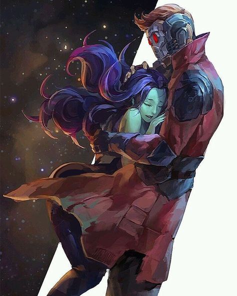 Star lord and Gamora Starlord And Gamora, Akali League Of Legends, Univers Marvel, Marvel Fan Art, City Hunter, Marvel Vs Dc, Star Lord, Marvel Vs, Batwoman