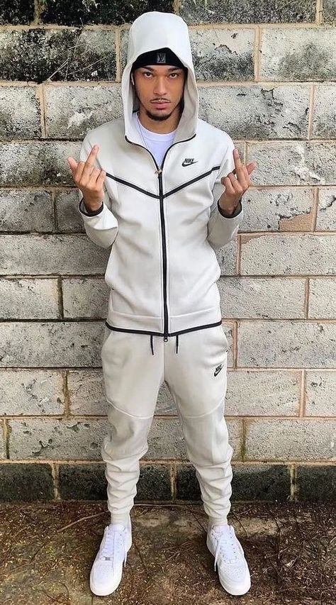 Nike Tech White, Gang Drip, Nike Tech Fit, Drip Usa, Nike Tech Fleece Men, Nike Suit, Nike Tech Tracksuit, Nike Tech Fleece Tracksuit, Uk Drip