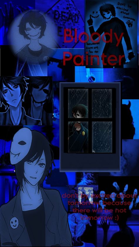 Fondo de pantalla del Creepypasta bloody painter xd Creepypasta Wallpaper Iphone, Creepypasta Wallpaper Aesthetic, Creepypasta Pfp, Creepypasta Quotes, Creepypasta Wallpaper, Scary Creepypasta, Creepypasta Characters, Slenderman, Cute Simple Wallpapers