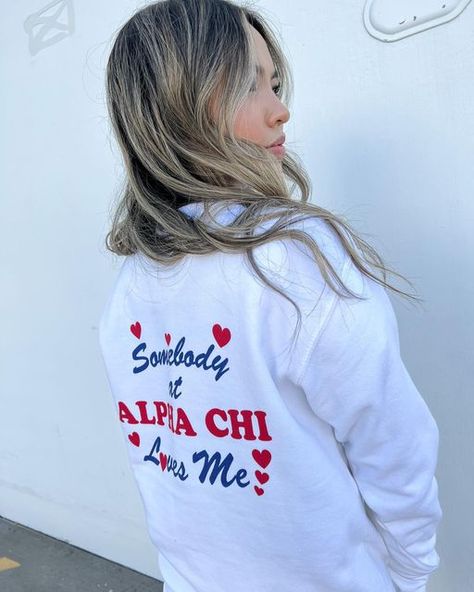 Tri Delta Shirts, Alpha Chi Omega Shirts, The Best Version Of Myself, Best Version Of Myself, Sorority Sisterhood, Sorority Shirt Designs, Sorority Shirt, Phi Sigma Sigma, Back To School Fits