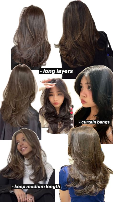 Pretty Hair Cuts, Sleek Short Hair, Haircut Tip, Haircuts For Long Hair With Layers, Hair Inspiration Long, Layered Haircuts For Medium Hair, Layered Cut, Hairstyles For Layered Hair, Hair Stylies