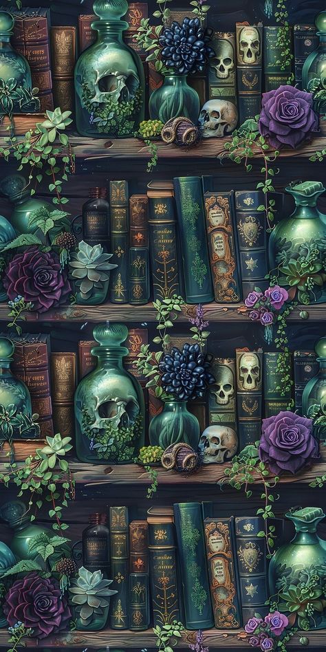 Beautiful Halloween Wallpaper, Spooky Book Wallpaper, Phone Backgrounds Books, Desktop Wallpaper Spooky, D&d Phone Wallpaper, Halloween Book Wallpaper, Gothic Asthetic Wallpers, Iphone Wallpaper Book Aesthetic, Fall Witchy Wallpaper