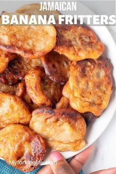 These easy and delicious Jamaican Banana Fritters are the perfect way to get some good use out of those ripe bananas. They are fried to golden brown perfection. #easybananafritters #jamaicanrecipes #jamaicanbreakfast #easybreakfastrecipes Jamaican Banana Fritters, Jamaican Breakfast, Cornflake Cookies, Banana Fritters, Jamaican Dishes, Yummy Deserts, Homemade Buttermilk, Fritter Recipes, Island Food