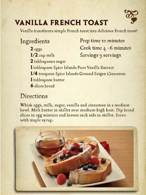 How To Make French Toast Easy Recipes, French Toast Recipe Stove Top, How To Make French Toast Easy, How To Make French Toast, Vanilla French Toast Recipe, French Toast Recipe Easy, Vanilla French Toast, Easy French Toast Recipe, Delicious French Toast