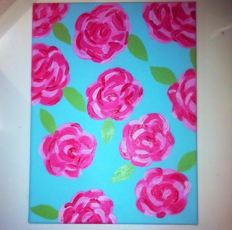 My canvas art❤️ Do It Yourself Ideas, Red Daisy, Canvas Paintings, Baby Ideas, Do It Yourself, Things I Love, Canvas Painting, Do It, Daisy