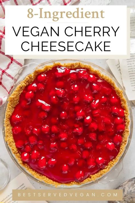 Canned Cherry Pie Filling, Canned Cherry Pie, Pie Filling Desserts, Cherry Cream Cheese Pie, Cherry Cheesecake Dip, Graham Cracker Dessert, Easy Cream Pie, Cherry Pie Filling Recipes, Mini Cherry Cheesecakes