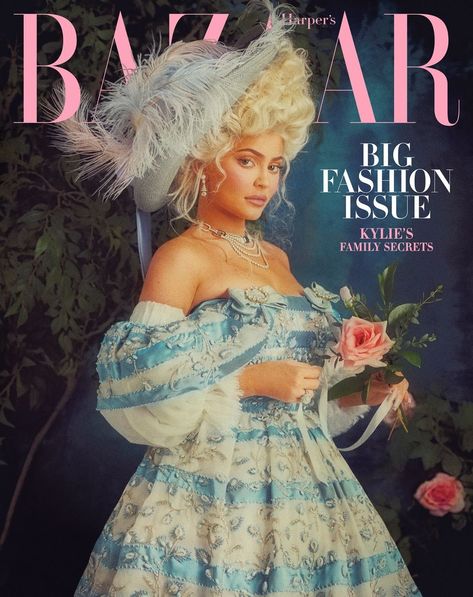 Kylie Jenner Is Marie Antoinette Meets Malibu Barbie for Harper's Bazaar March 2020 Kylie Jenner Interview, Harpers Bazaar Covers, Stile Kylie Jenner, Harpers Bazaar Magazine, Estilo Kylie Jenner, Paper Magazine, Jenner Family, Kylie Jenner Outfits, Fashion Magazine Cover