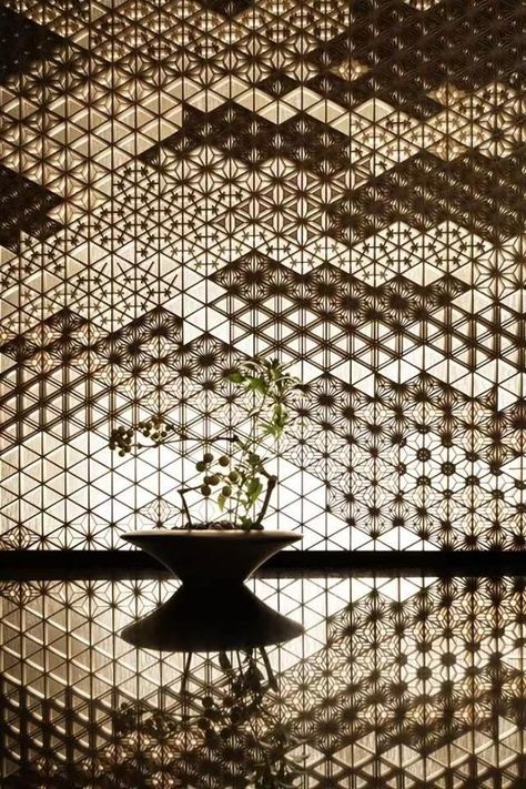 Room Clouds, Metal Screen, The Ritz Carlton, Japanese Patterns, Brno, Screen Design, Ritz Carlton, Facade Design, Decorative Panels