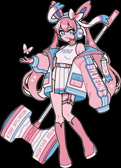 Sylveon Cosplay, Gijinka Pokemon, Pokemon Clothes, Miku Hatsune Vocaloid, Miku Cosplay, Really Cool Drawings, Pokemon Memes, My Little Pony Drawing, Pony Drawing