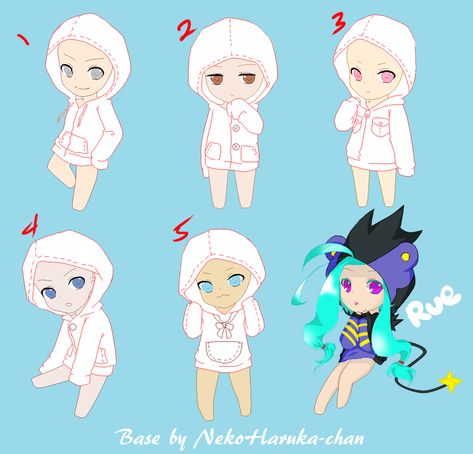 Original base belongs to Changed my mind, I say this is open to anyone. Just as long as you link me, and credit the original base maker and me for starting this collab C: So I was bored and found t... Chibi Hoodie Drawing, Chibi Poses, Hoodie Base, Draw Chibi, Draw Anime, Anime Base, 캐릭터 드로잉, Kawaii Chibi, Chibi Drawings