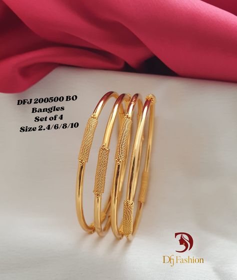 Gold Bangal Design For Women, Bangles Models Gold, Simple Bangles Gold, Simple Gold Bangles Indian, Gold Heart Nails, Gold Bangles Design Unique Latest, Daily Use Gold Bangles Indian, Gold Bangles Design Daily Wear Latest, Simple Gold Bangle