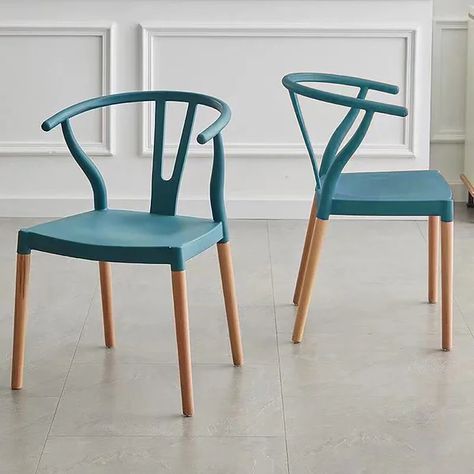 Burkleigh Slat Back Side Chair Blue Outdoor Dining Chairs, Funky Dining Chairs, Colourful Dining Chairs, Colorful Dining Room Chairs, Colorful Dining Chairs, Blue Dining Chairs, Teal Dining Chairs, Cali House, Colored Dining Chairs