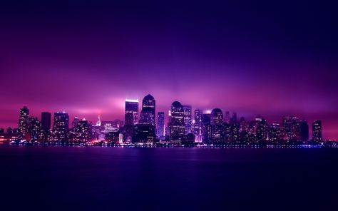 City Paintings, Aesthetic Wallpaper Hd, Frühling Wallpaper, Purple City, 1366x768 Wallpaper Hd, Cityscape Wallpaper, Wallpaper Macbook, Wallpaper Estetika, Background 4k