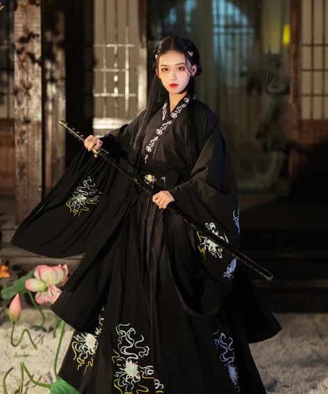 Black Hanfu, Hanfu Women, Chinese Fancy Dress, Traditional Asian Dress, Hanfu Girl, Ancient Dress, Chinese Traditional Dress, Ancient Chinese Dress, Ancient Chinese Clothing