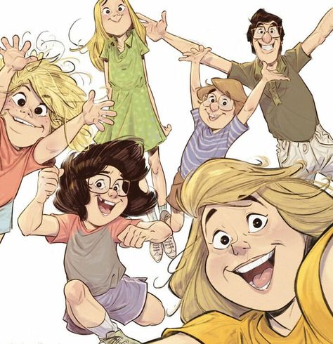 Children's Book Illustrations, Story Books Illustrations, Children Sketch, Family Drawing, Book Illustration Art, Family Cartoon, Character Design Sketches, Family Illustration, Kids Story Books