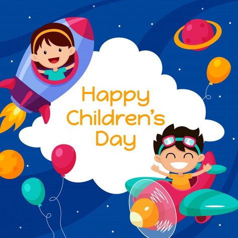 Happy Childrens Day Poster, Children's Day Poster, Print Design Template, Happy Children's Day, Animal Crafts For Kids, Children's Day, Poster Background, Graphic Editing, Animal Crafts