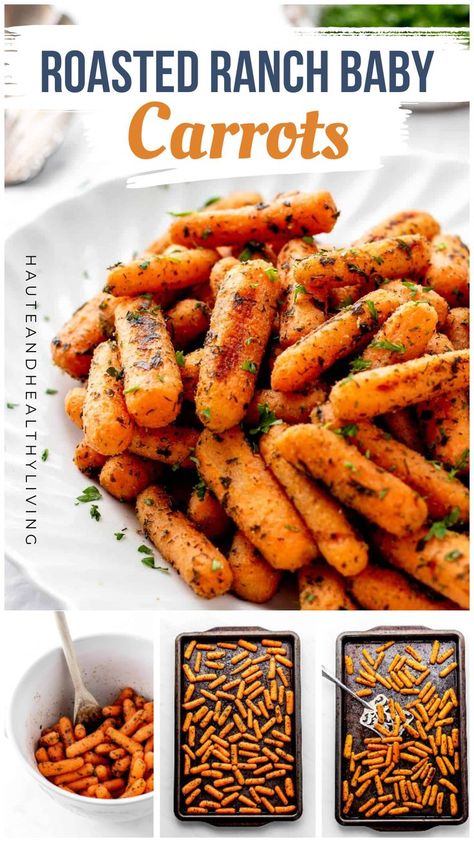 Delight your family with the most tender, flavorful oven-roasted baby carrots recipe, flavored with homemade ranch seasoning. So easy to make! Ranch Carrots, Baby Carrots Recipe, Baby Carrot Recipes, Roasted Baby Carrots, Homemade Ranch Seasoning, Carrots Recipe, Homemade Ranch, Drying Dill, Delicious Vegetables