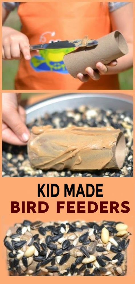 Animal Week Crafts, Handmade Bird Feeders, Animal Summer Camp Activities, Animal Week Activities, Nature Week Activities, Pinecone Bird Feeder, Make Bird Feeders, Fun Spring Activities, Bird Feeders For Kids To Make