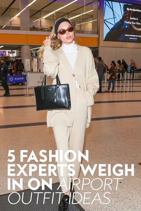 Dressed Up Airport Outfits, Business Plane Outfit, First Class Airport Outfit, Classy Plane Outfit, Sophisticated Airport Outfit, Classy Airplane Outfit, Quiet Luxury Travel Outfit, What To Wear On Airplane Outfits, Elegant Airport Outfit Classy