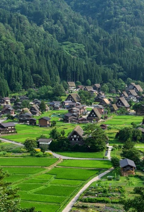 Japan Village, Takayama Japan, Japanese Alps, Japan Spring, Japanese Village, Japan Landscape, Japan Architecture, Go To Japan, Travel Japan