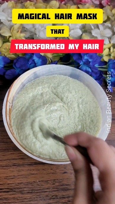 YAMINI | Magical Hair Mask for all your hair related issues. Stop Hairfall & get long, thick and healthy hair with homemade hair mask. Follow… | Instagram Hair Mask For Thick Hair Growth, Hair Mask For Growth And Thickness, Best Hair Masks For Hair Growth, Hair Pack Homemade, Homemade Hair Mask For Growth, Hair Growth Smoothie Recipes, Hair Masks For Hair Growth, Stop Hairfall, Indian Beauty Secrets