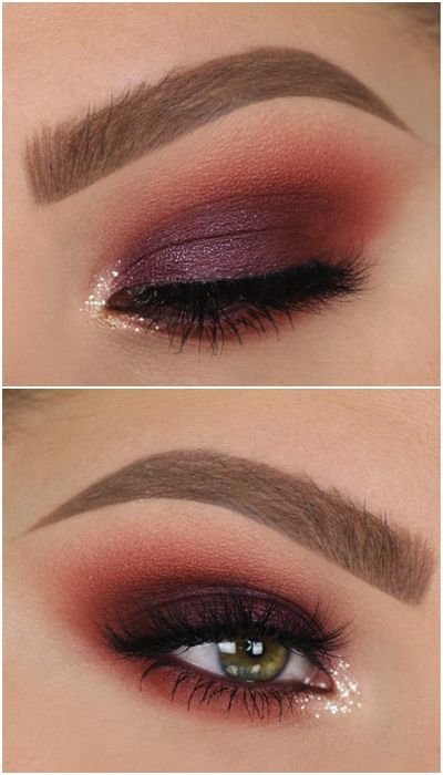 Makeup Geek 'Mango Tango' & 'Bitten' eyeshadows.The Estée Edit metallic shadow creme+powder 'Cyberella'.MUFE AquaXL eyeliner in m-80. Tango Makeup, Thanksgiving Makeup Look, Thanksgiving Makeup Looks, Steampunk Makeup, Thanksgiving Makeup, Makeup Brows, Mango Tango, All Natural Makeup, Makeup Artist Tips