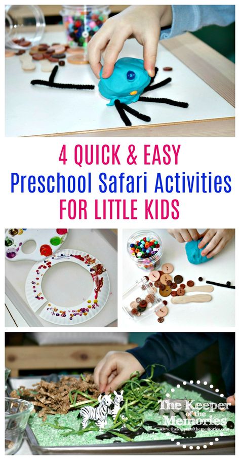 Are you looking for fun preschool safari ideas for little kids? Here are a few to get you started. This post includes everything from process art and crafts to sensory activities and STEAM. Let's go on safari, y'all! Safari Preschool, Preschool Monthly Themes, Safari Activities, Toddler Math, Sensory Activities Toddlers, Homeschool Crafts, Summer Preschool, On Safari, Outdoor Activities For Kids