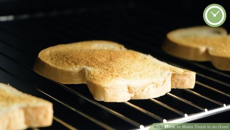 Bread In The Oven, Kitchen Hack, Toast In The Oven, Toast Bread, Bread Toast, Conventional Oven, Gas Oven, Piece Of Bread, Whole Grain Bread